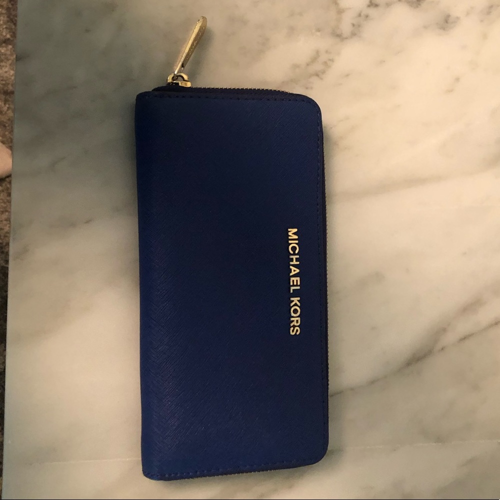 Dark blue Michael Kors wallet